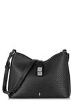 Black imitation leather handbag for women TOREC-0883-99(W24)