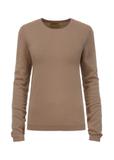 Camellia women's blouse with rhinestones LSLDT-0039-24(W25)