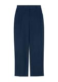 Navy blue elegant women's trousers SPODT-0106A-7E(W26)