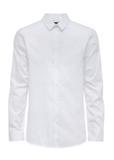 White cotton men's shirt KOSMT-0335-11(Z24)