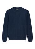 Navy blue men's wool sweater SWEMT-0173-7E(Z26)
