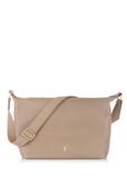 Women's leather handbag in beige TORES-0984-81(W24)