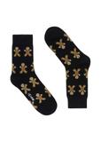 Men's navy blue Christmas socks SKAMT-0158A-7D(Z26)