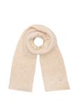 Cream women's scarf with wool SZADT-0224-0C(Z26)