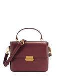 Burgundy women's trunk bag TOREC-1080-49(Z25)