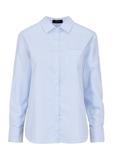 Blue striped shirt for women KOSDT-0156-62(W24)