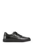 Black leather sports shoes for men BUTYM-0484-99(W26)