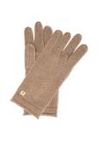 Women's cashmere beige gloves REKDT-0020-81(Z24)