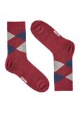 Men's long socks with pattern SKAMT-0197-4D(Z26)
