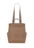 Beige bag - backpack TOREN-0273A-81(W25)