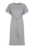 Gray women's dress with belt SUKDT-0158-91(W23)