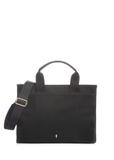 Black cotton women's handbag TOREN-0332-99(W26)