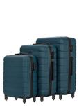 Set of suitcases on wheels 19''/24''/28'' WALAB-0067-54(W24)