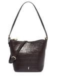 Burgundy croco women's handbag TOREC-1305-4D(Z26)