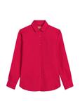 Women's fuchsia linen shirt KOSDT-0163A-5E(W26)