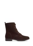 Women's brown suede ankle boots BUTYD-1008-1I(Z26)