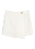 Women's white skirt-shorts SZODT-0008-0B(W26)