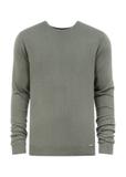 Green men's sweater SWEMT-0127-51(W23)