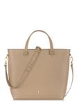Beige leather handbag for women TORES-0728B-81(W24)