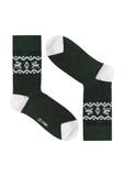 Green men's socks SKAMT-0184-54(Z23)