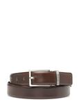 Men's brown leather belt PASMS-0263-1I(W26)