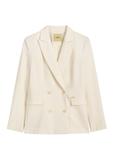 Women's white wool jacket ZAKDT-0045-0B(W26)