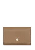 Leather beige women's key case PORES-0894-81(Z23)