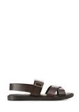 Men's dark brown leather sandals BUTYM-0537-1I(W26)