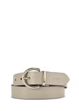 Reversible black and gray women's belt PASDS-0175B-92(Z25)