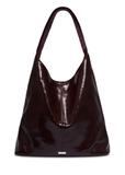Burgundy leather shopper bag TORES-1372-4D(Z26)