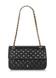 Black quilted chain bag TOREC-0443D-99(W25)