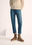Beige leather ankle boots BUTYD-1104-81(Z25)