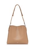 Beige women's shopper bag TOREC-0862A-81(Z24)