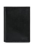 Men's leather unbuttoned black wallet PORMS-0554-99(W24)