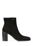 Black suede women's ankle boots BUTYD-1213-98(Z25)