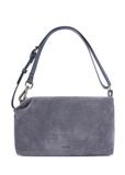Navy blue suede women's handbag TORES-1249-7C(W26)