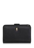 Women's black leather wallet PORES-0896-99(W24)