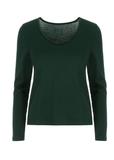 Women's long sleeve V neck blouse LSLDT-0027-54(Z22)