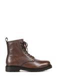 Men's brown leather ankle boots BUTYM-0517-89(Z25)