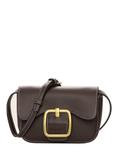 Small brown women's handbag with buckle TOREC-1383-1H(Z26)