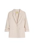 Women's light beige jacket ZAKDT-0043-1A(W26)