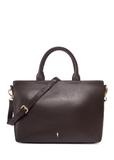 Brown large leather women's handbag TORES-1158-1I(Z26)