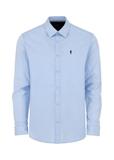 Blue men's shirt KOSMT-0323-60(W24)