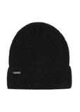 Women's black winter hat CZADT-0162-99(Z23)