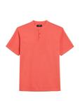Coral men's polo shirt POLMT-0061-34(W24)