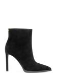 Black suede high heel ankle boots BUTYD-1207-99(Z25)