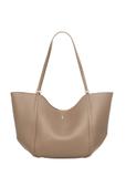 Beige women's shopper bag TOREC-1296-1B (Z26)