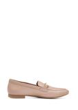 Women's leather moccasins in dirty pink color BUTYD-0916A-5D(W26)