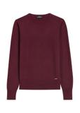 Burgundy wool sweater SWEDT-0267-4D(Z26)
