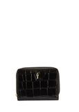 Black croco women's wallet PORES-0888B-99(Z25)